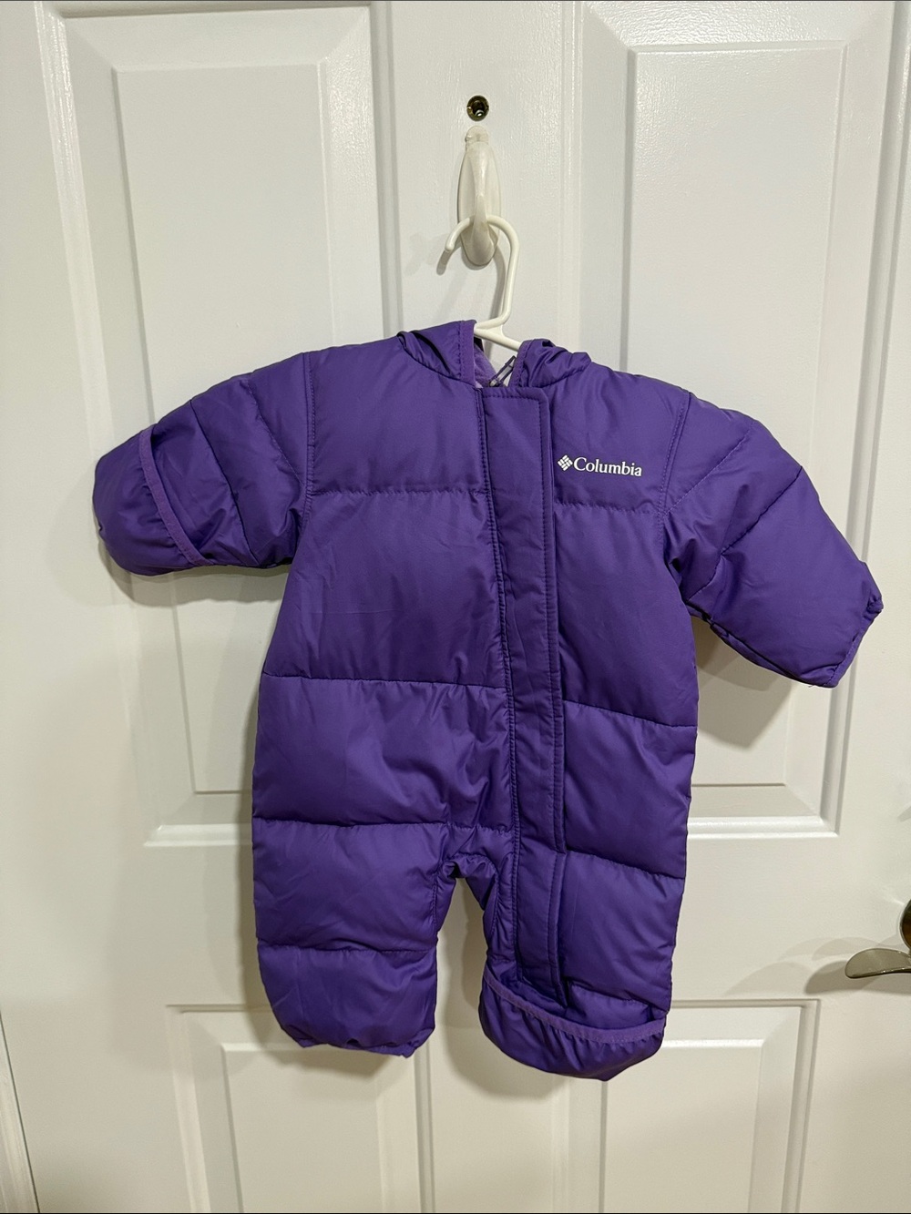 Columbia Purple Infant Puffer Bunting